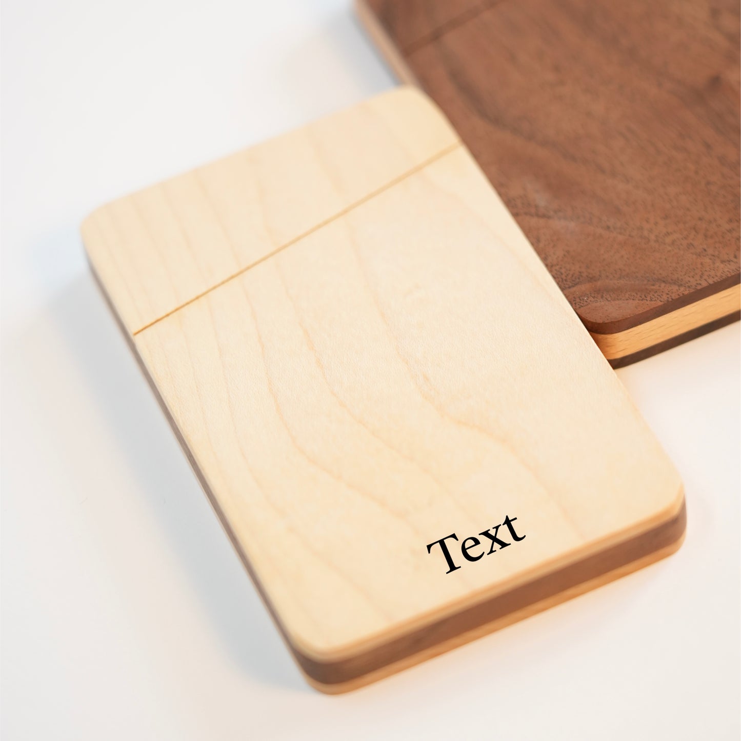 Custom Premium Wooden Card Holder