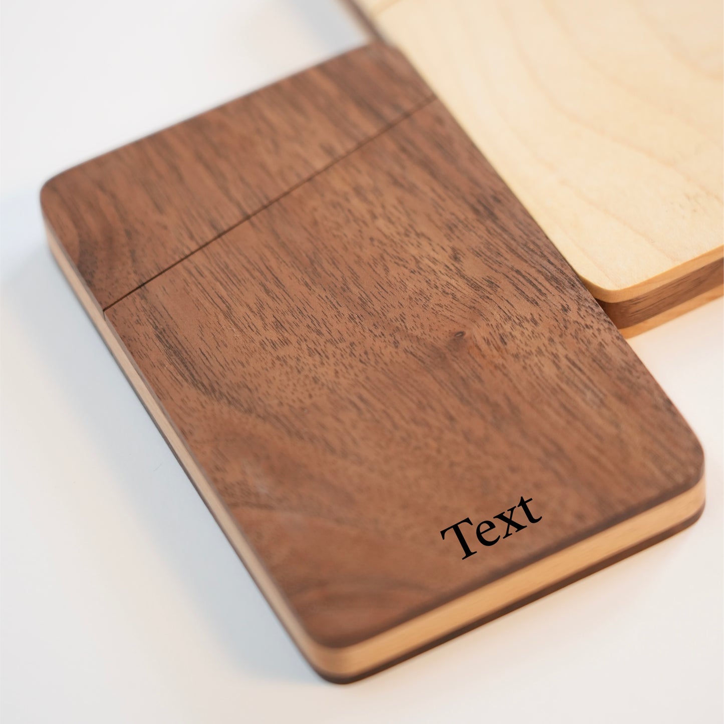 Custom Premium Wooden Card Holder